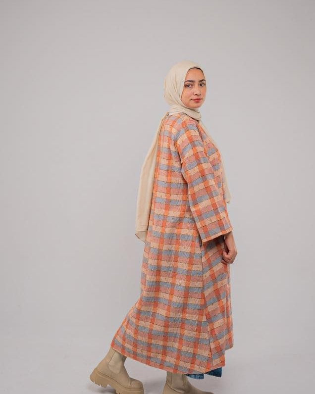 Heavy Linen Hoodie Dress