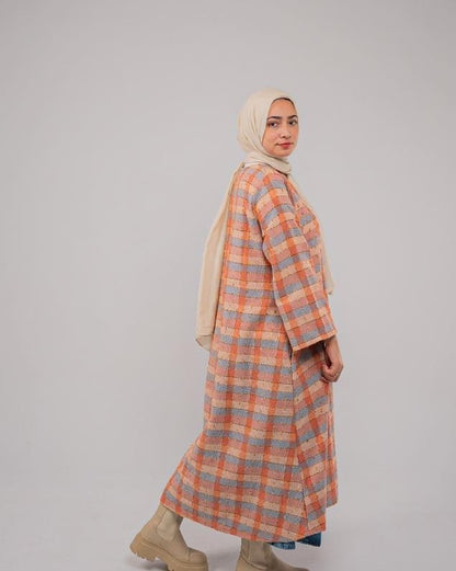 Heavy Linen Hoodie Dress