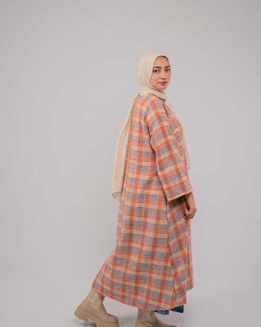 Heavy Linen Hoodie Dress