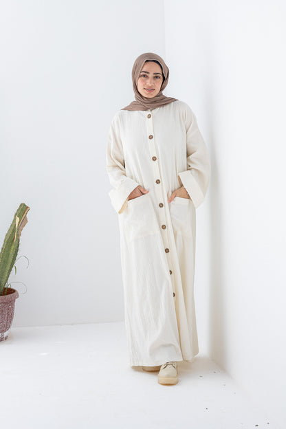 Crinkle Cotton Dress