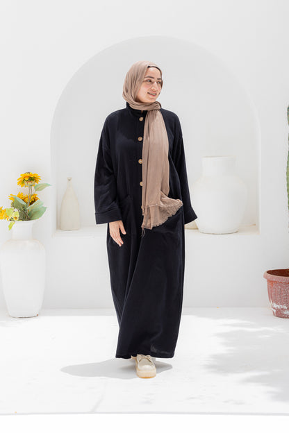 Crinkle Cotton Dress
